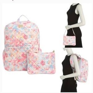 Betsey Johnson Luv Zelda Floral Backpack